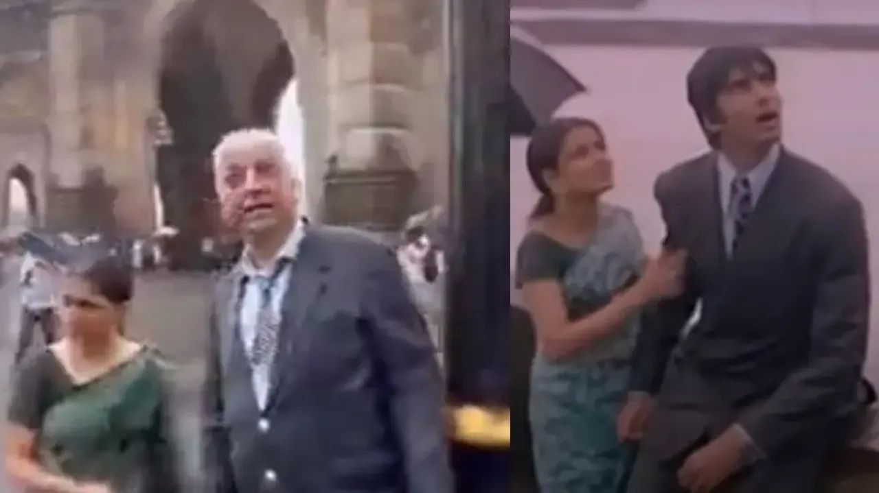 Elderly couple recreates Amitabh Bachchan’s classic song Rimjhim Gire Sawan, netizens in awe; watch