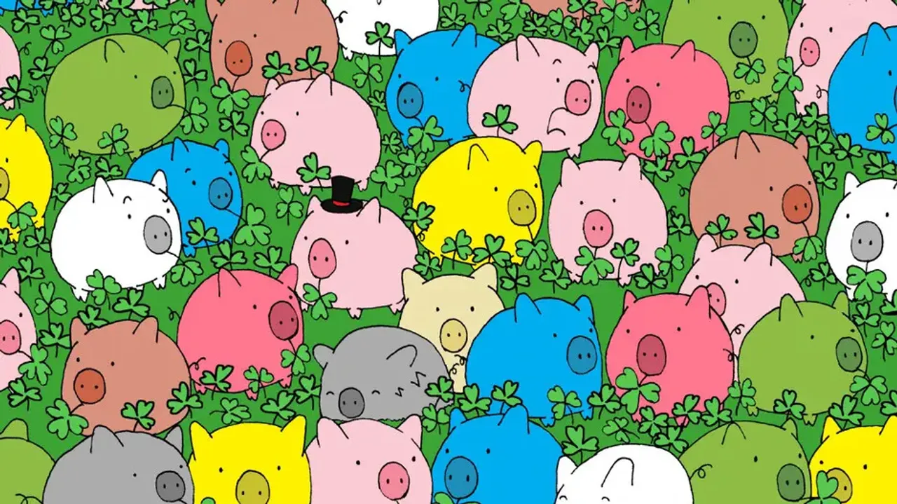 Only 1% of people can spot a four-leaf clover in this image 