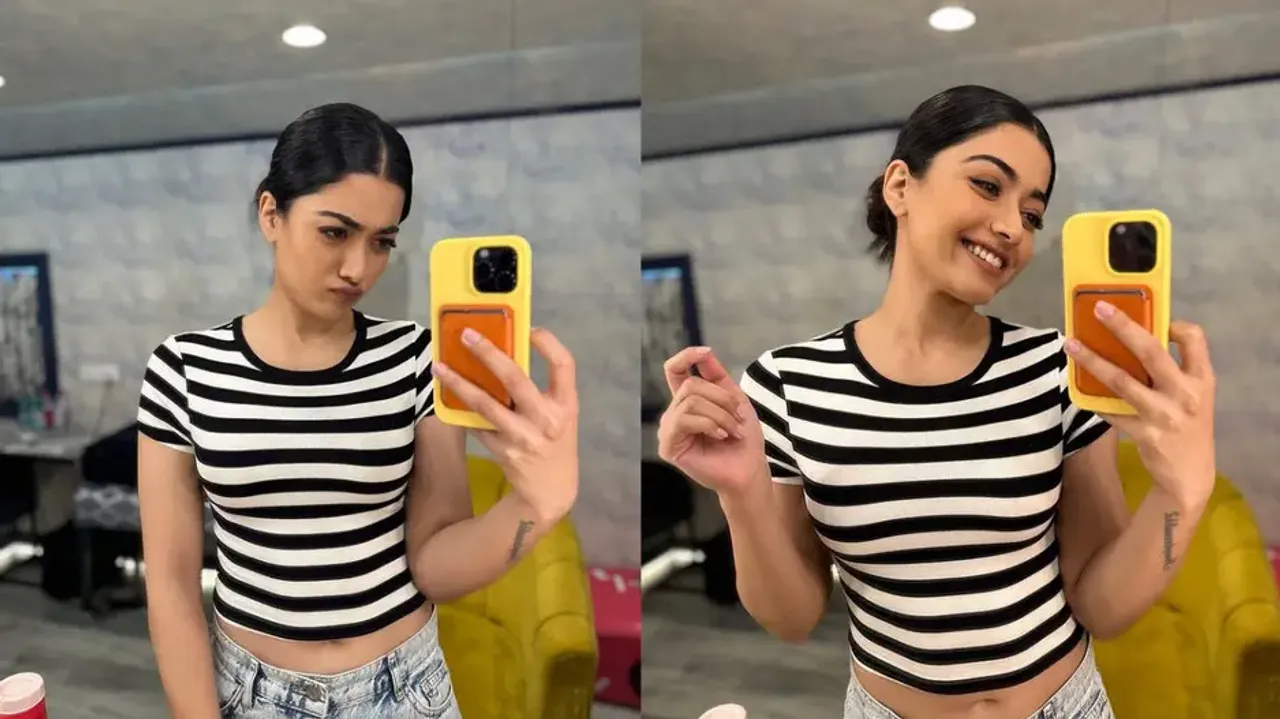 Rashmika Mandanna breaks internet with her mirror selfies
