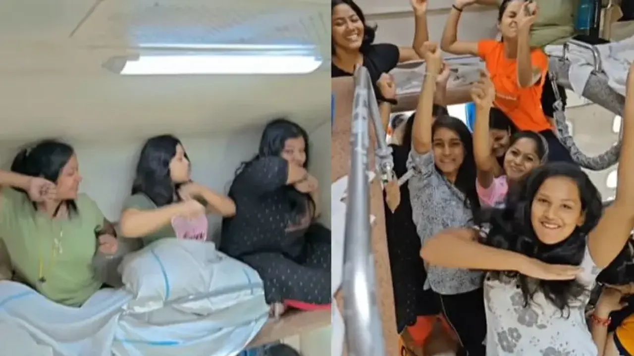 Odia girls take internet by storm with their dance inside train - Watch