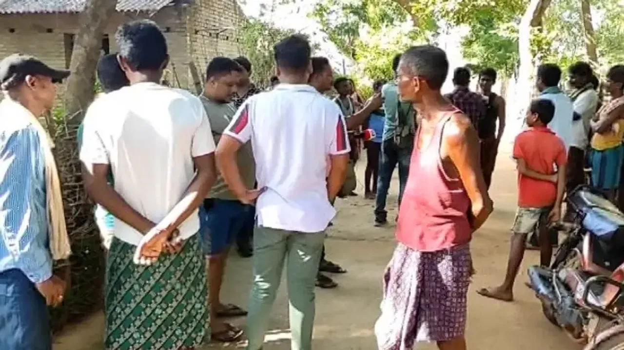 Men feast on human flesh