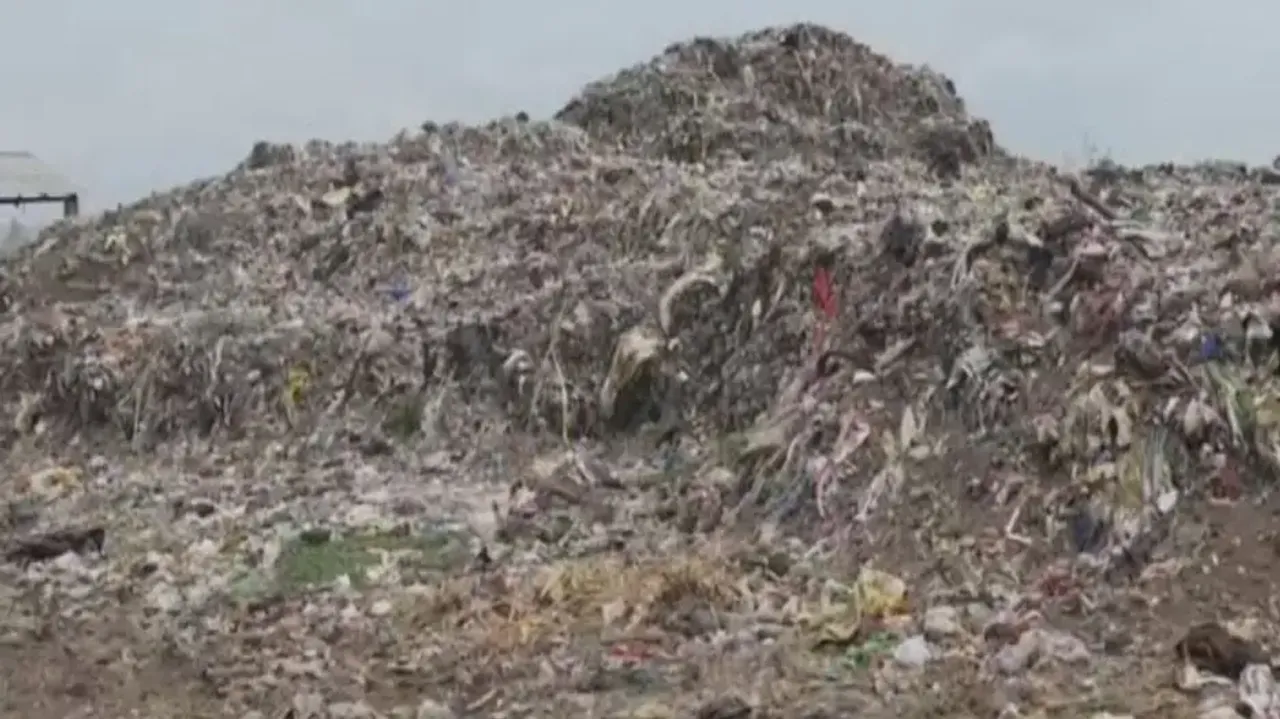Dumping yard at Baliapanda in Puri