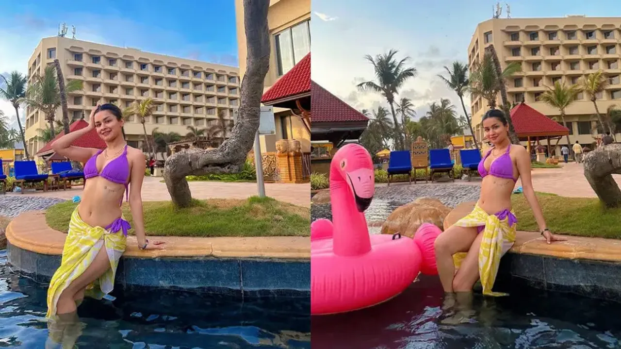 Avneet Kaur sets Instagram on fire with her pool pictures