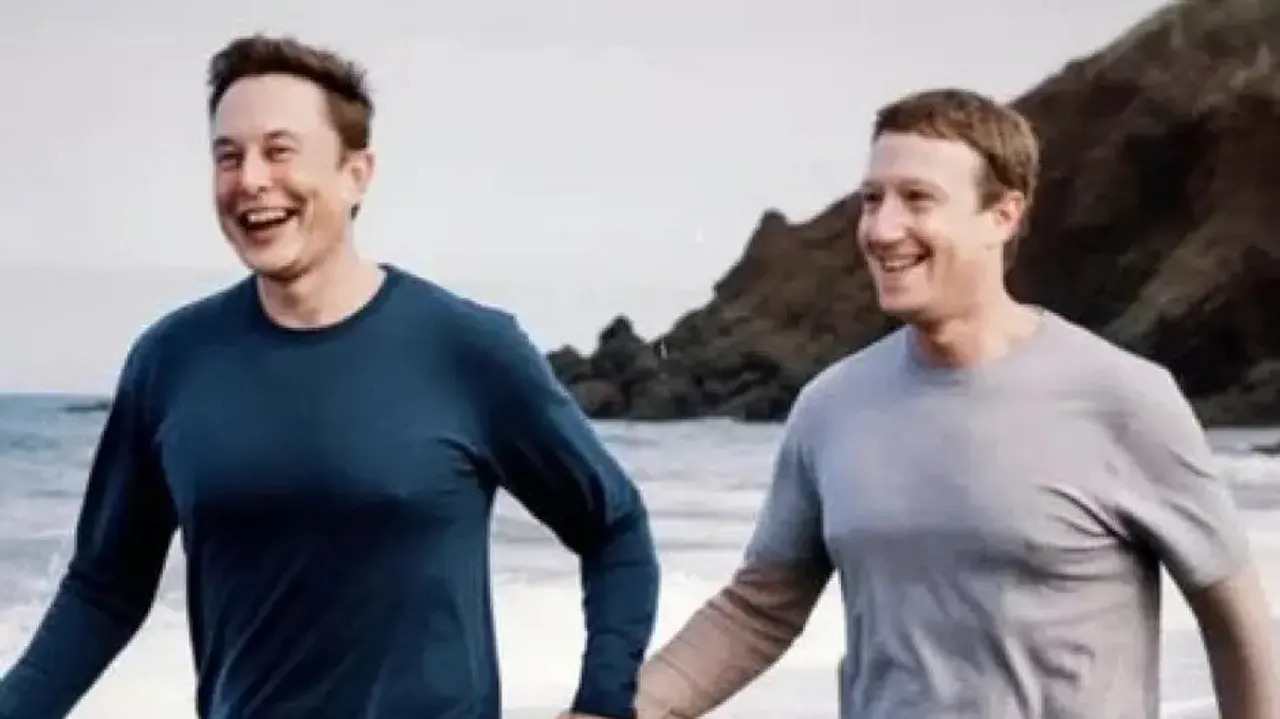 Zuckerberg Vs Musk: Feud turns friendly in viral AI memes