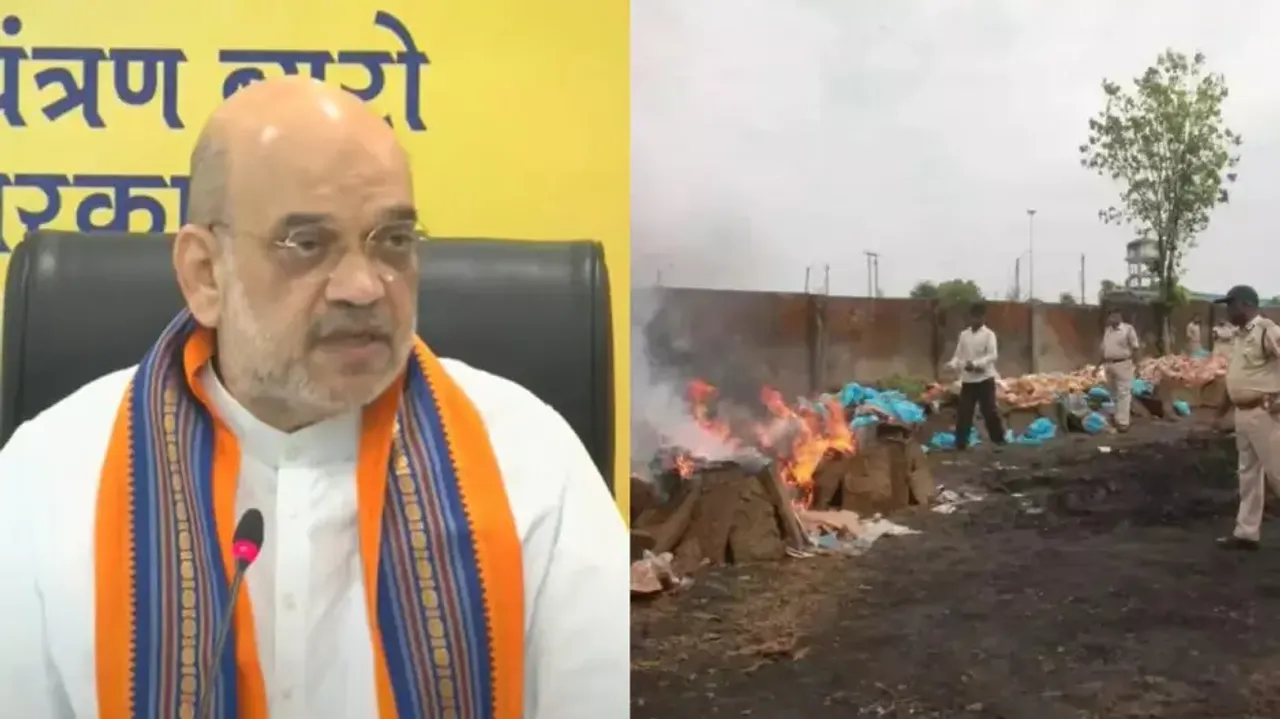 Over 1.40 lakh kg drugs destroyed, Amit Shah watches virtually