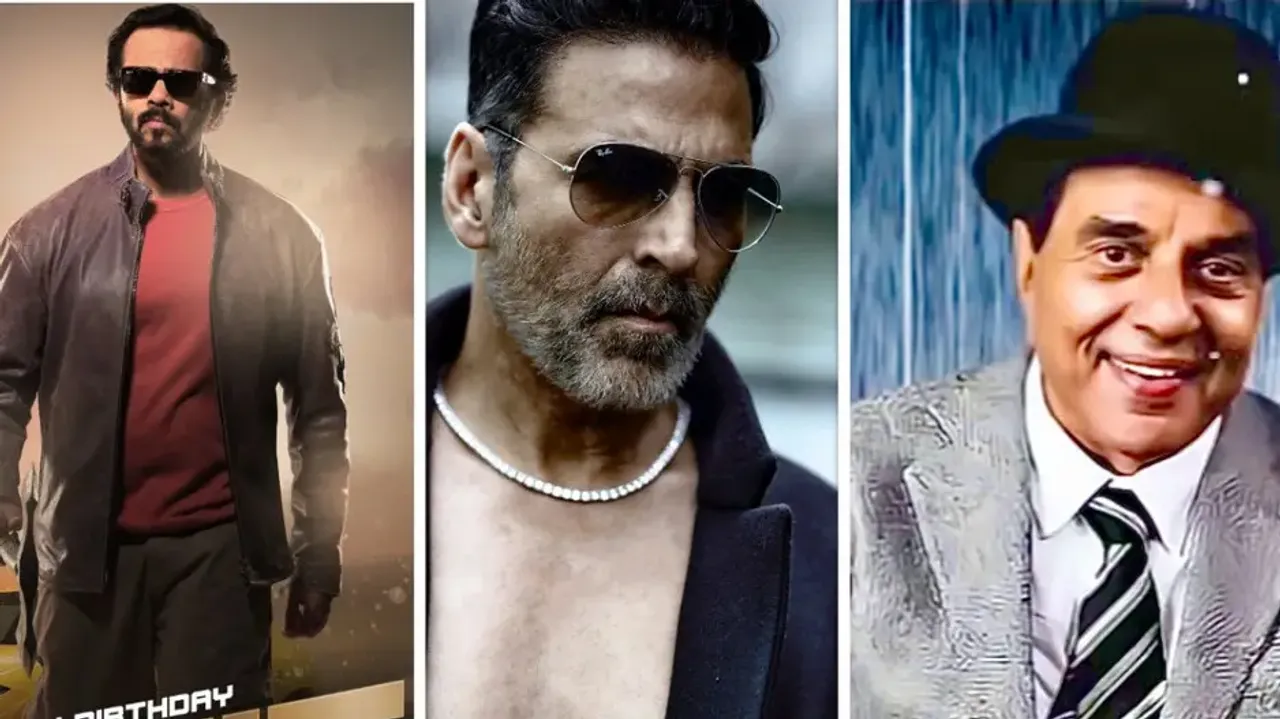 Rohit Shetty, Akshay, Dharmendra
