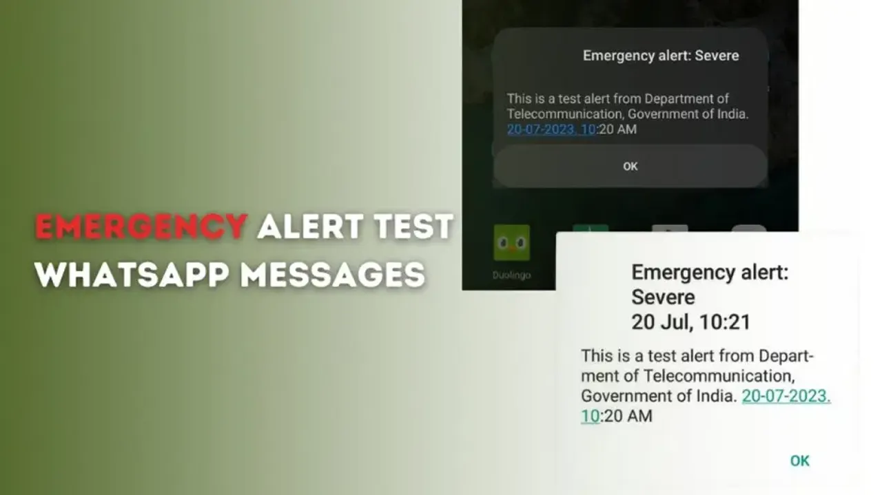 Emergency alert test WhatsApp messages spark chaos across India; know details here