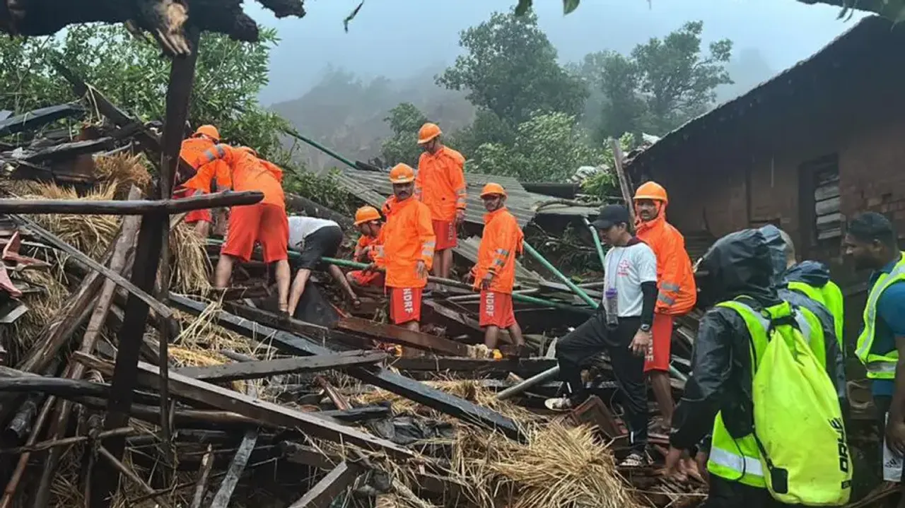 Raigad: Irshalwadi hillslide toll mounts to 16; 22 rescued, 80 still trapped 