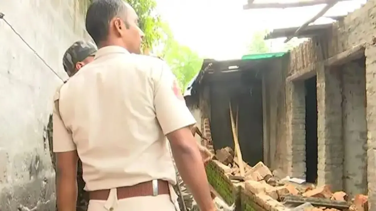 Commissionerate Police in action mode, demolishes criminal’s house in Bhubaneswar  
