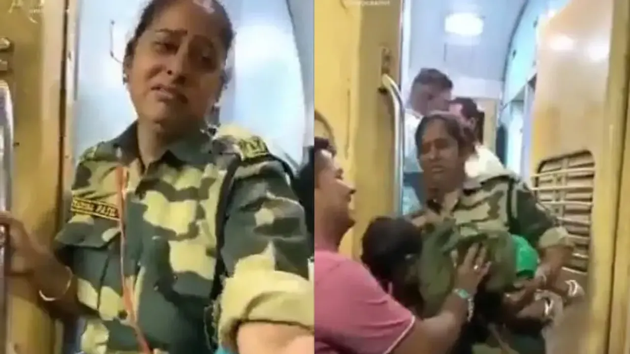 BSF woman soldier gets emotional as she leaves her 9-month-old baby behind to serve the country