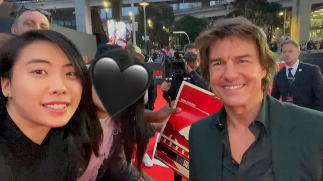 Tom Cruise cannot stop laughing after girl says she has a huge crush on him – Watch