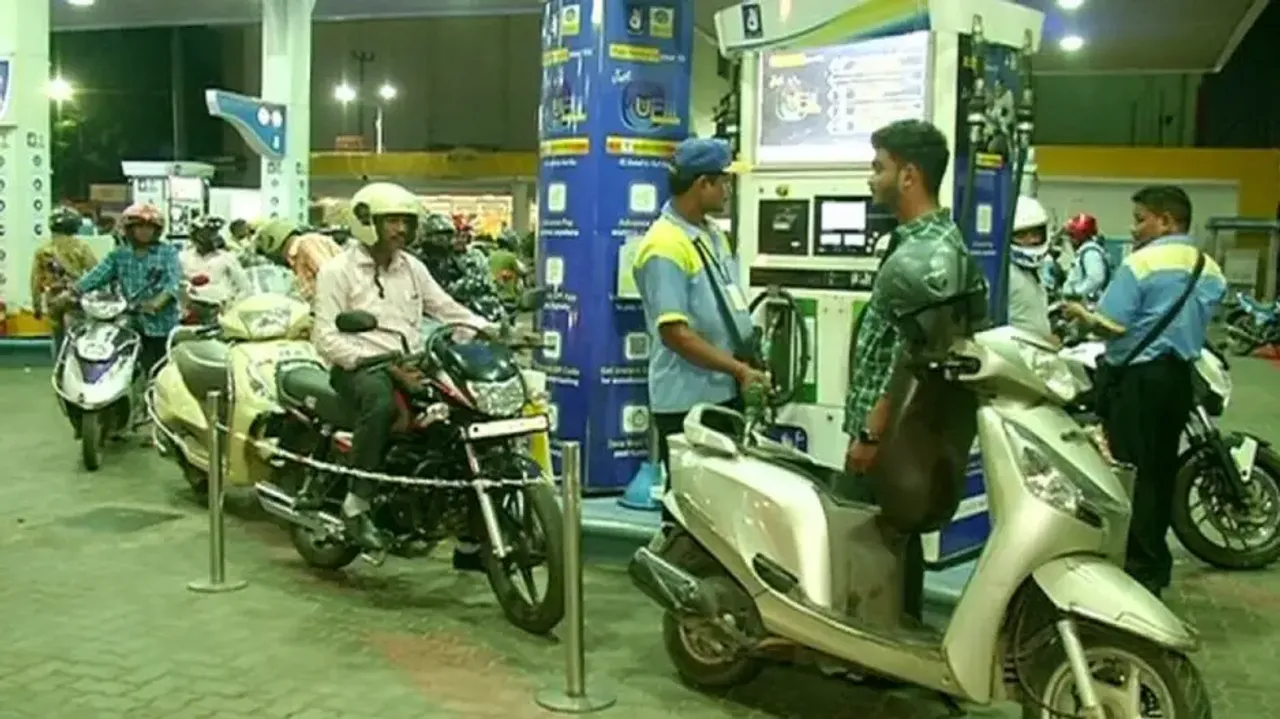 A filling station in Bhubaneswar