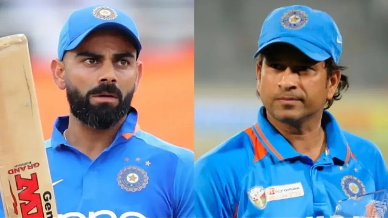Virat Kohli and SachinTendulkar