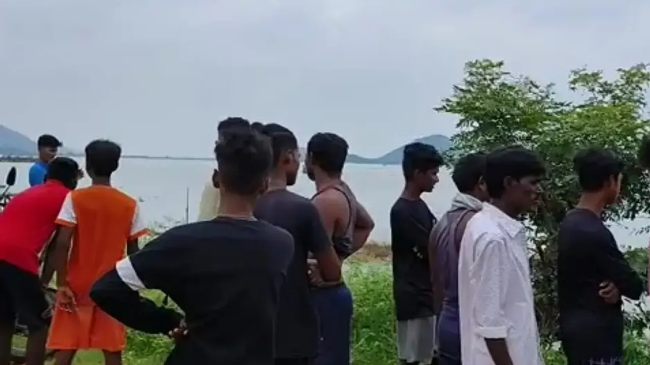 Lightning strike at Chilika