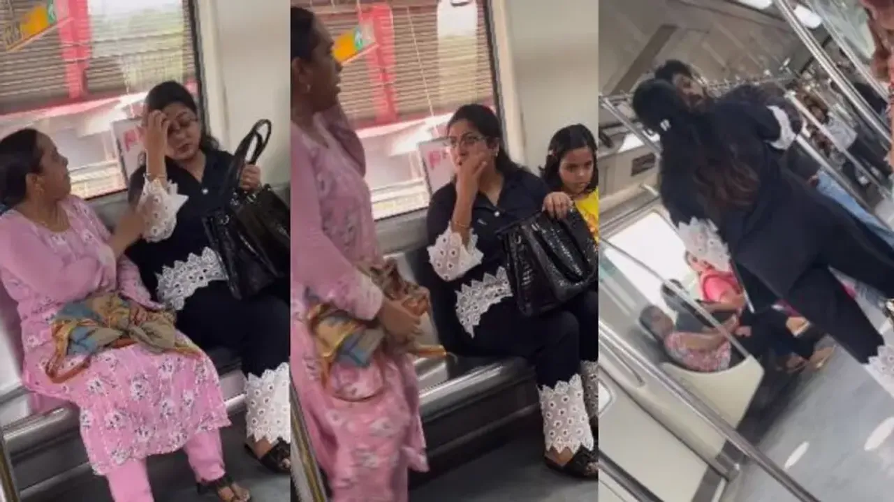 Shocking Delhi Metro verbal spat goes viral: 'Joota uthaan jaman gaya, ab bandook utha'