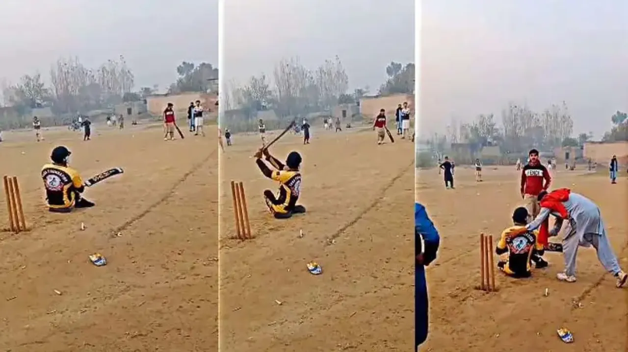 Divyang cricketer stuns netizens with incredible shots