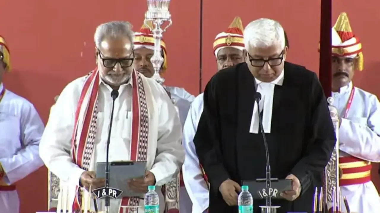 Justice Subhasis Talapatra takes oath as new chief justice of Orissa High Court