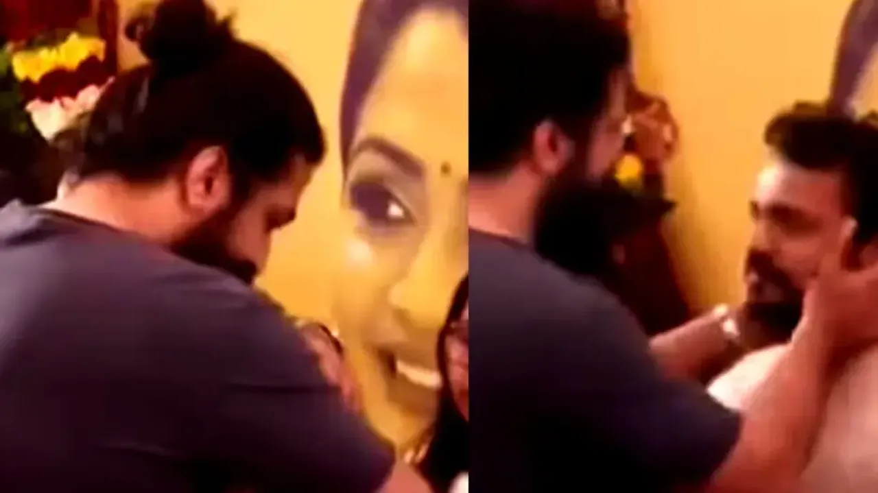 KGF star Yash holds Vijay tight as he breaks down during his wife's funeral