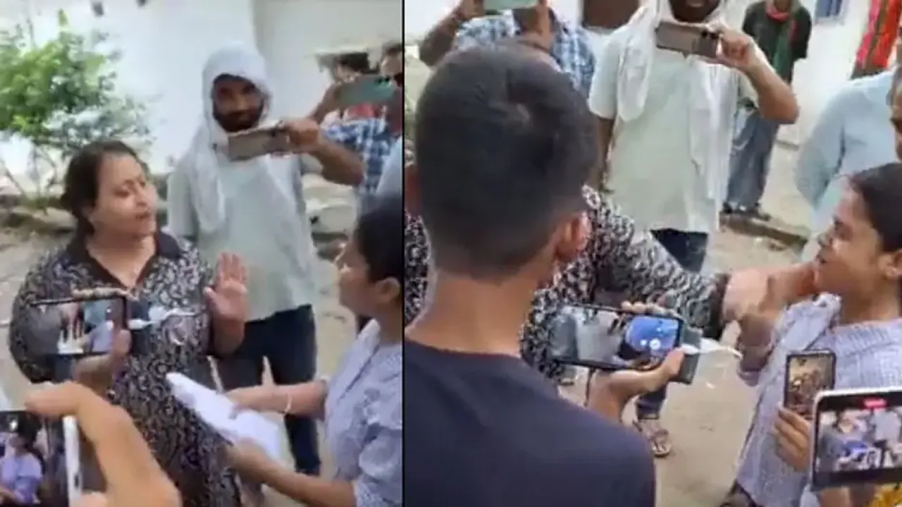 Naib tehsildar in UP’s Varanasi slaps class 12 girl for seeking answer, video goes viral; watch