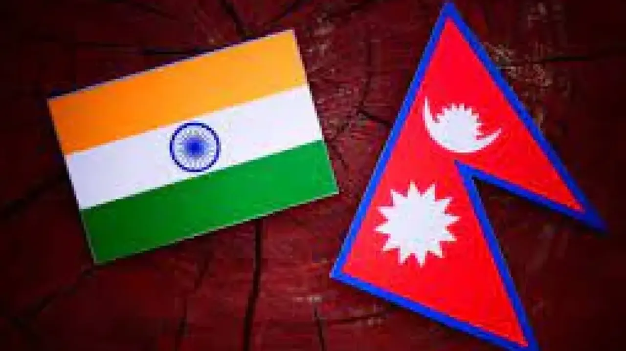 India Nepal flag