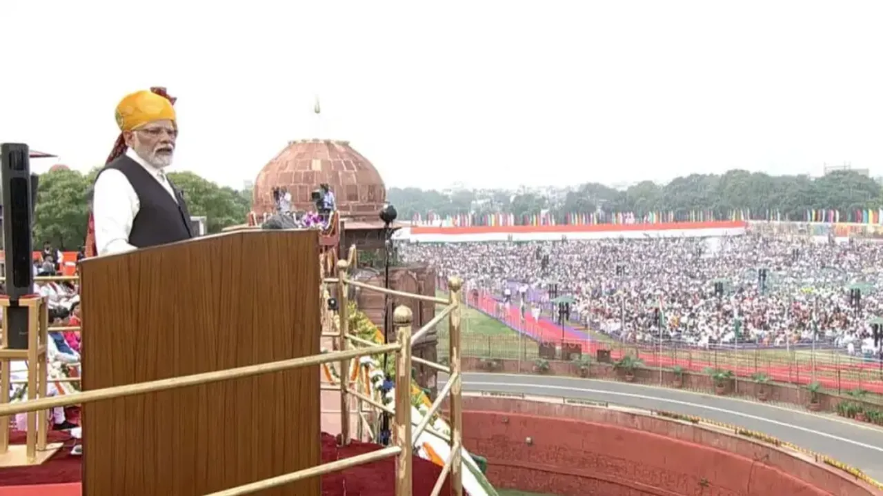 PM Modi At Red Fort