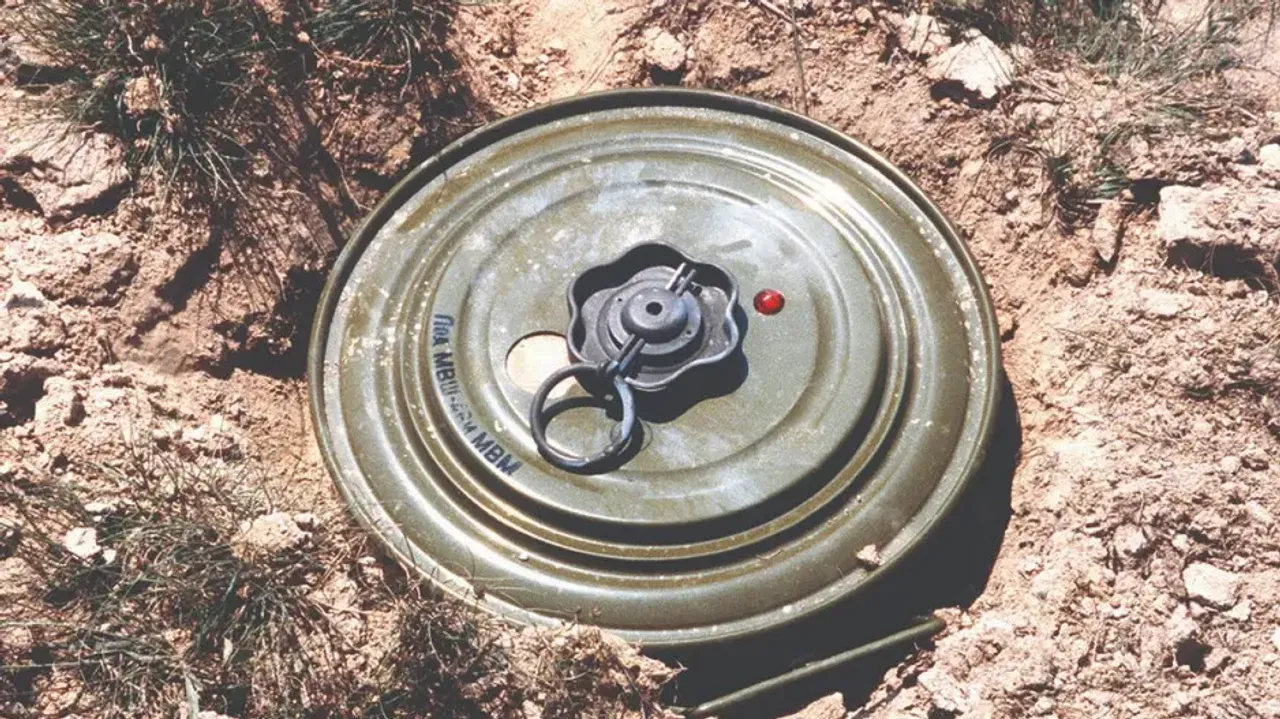 Landmine recovered