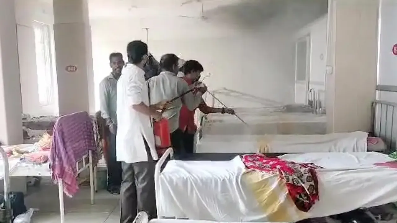 Fire reported at Baripada hospital