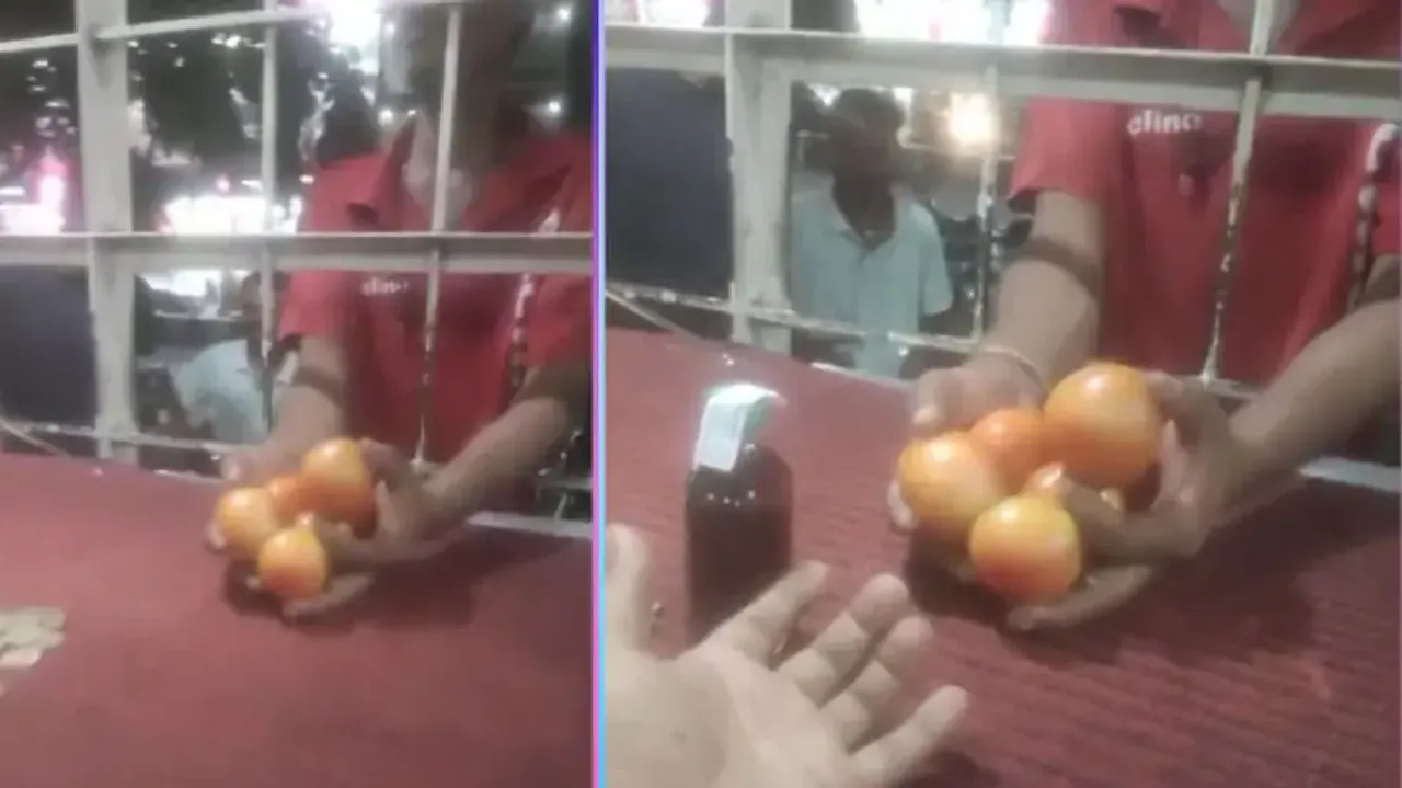 Barter system returns! Man exchanges tomatoes for liquor, video goes viral; watch