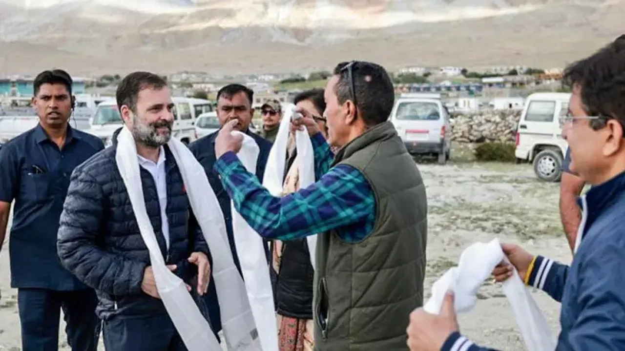 Rahul Gandhi in Ladakh
