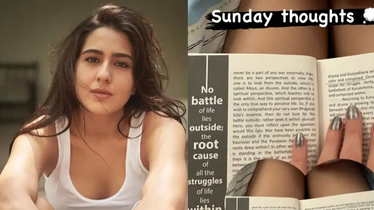 'Sunday thoughts': Sara Ali Khan says 'no battle of life lies outside'