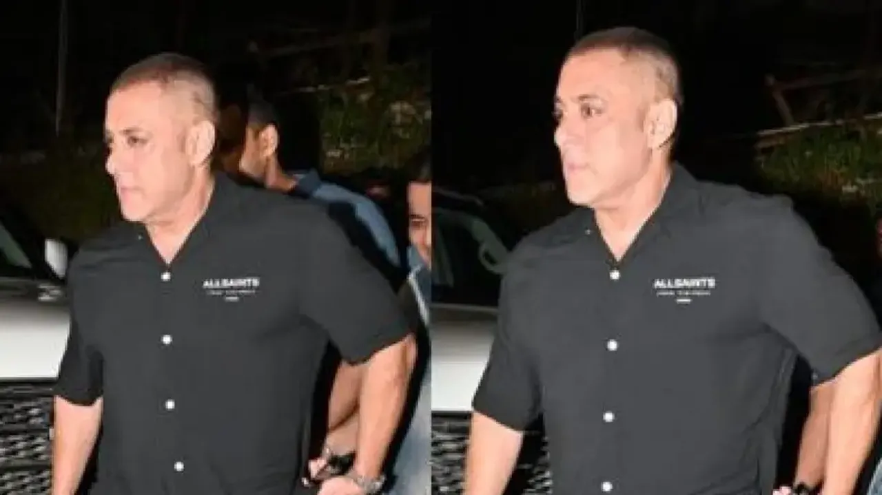 Fans go crazy as Salman Khan steps out in new Tere Naam bald look