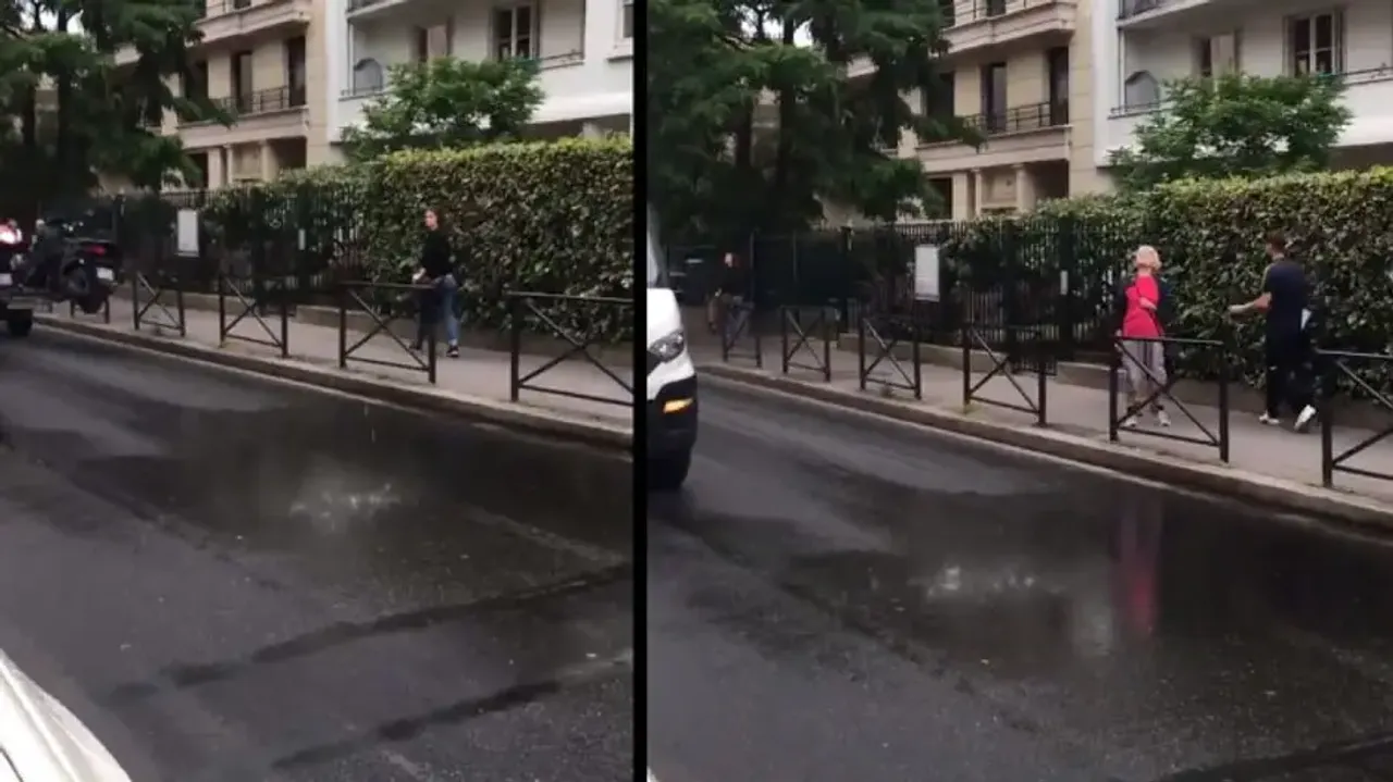 Cloud malfunction! Rainfall on tiny patch of road baffles netizens; watch