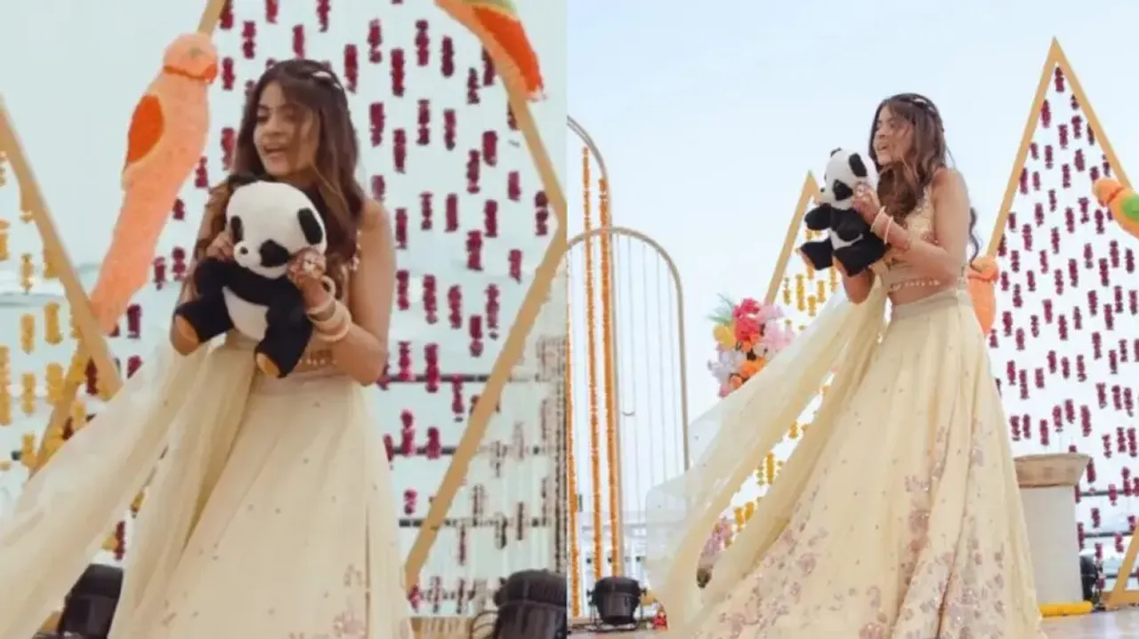 Bride's sister steals the show with her graceful moves on 'Tera Yaar Hoon Main
