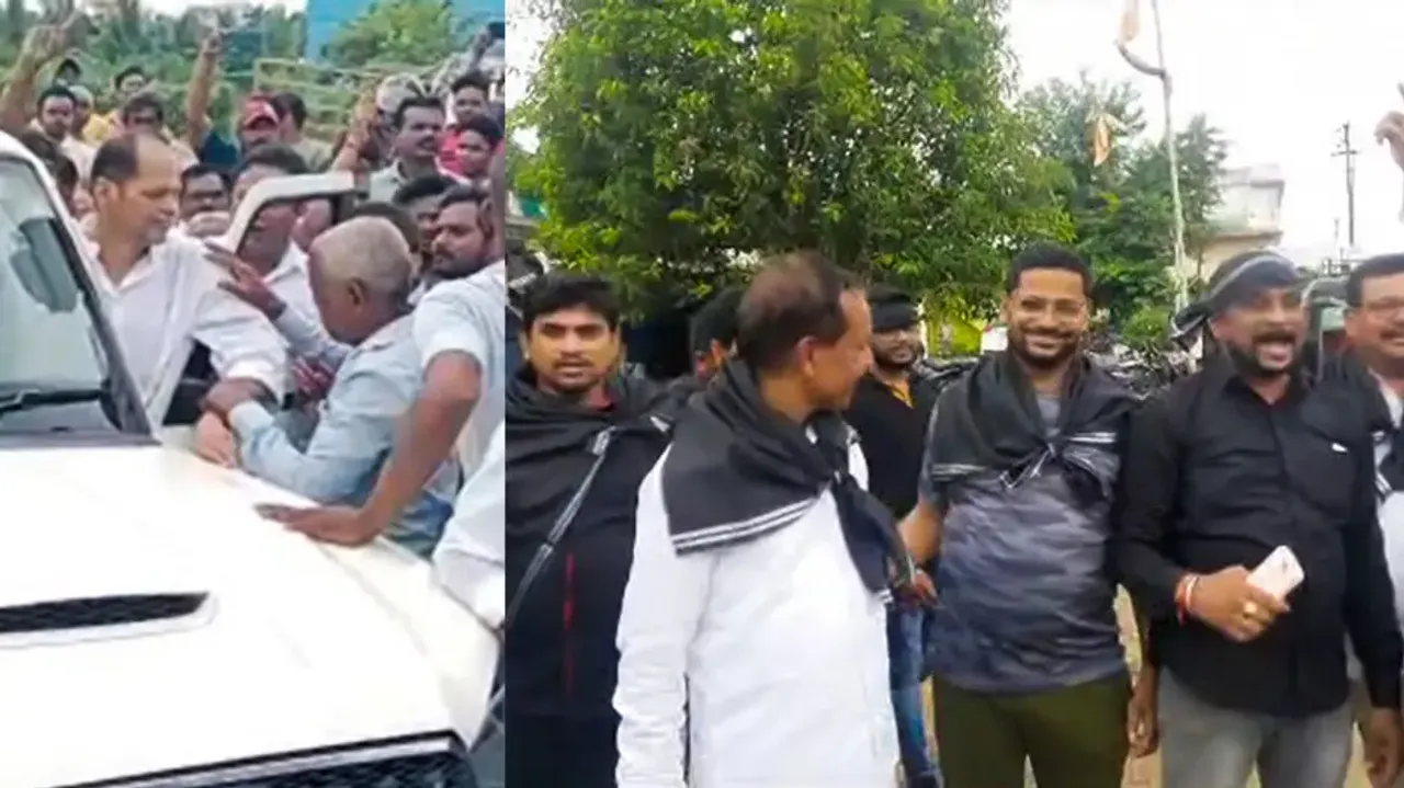 BJP stages protest against 5T Secy’s Ganjam visit; MLA Pradeep Panigrahy 'manhandled' by BJD workers