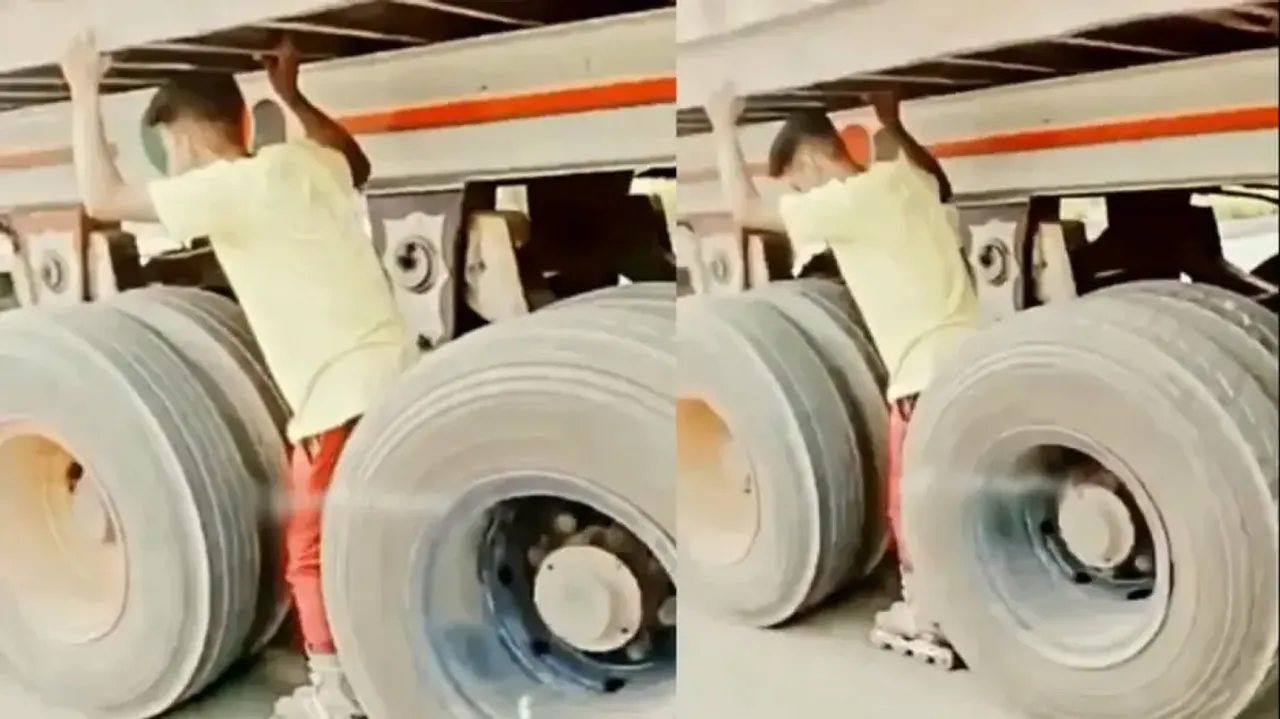 Inviting Yamraj! Youth ‘beats’ Hrithik Roshan, dares to skate between wheels of running truck; watch