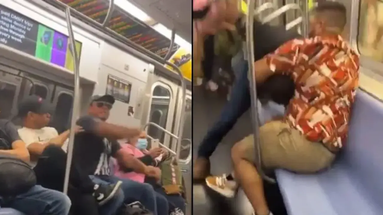 Man beats up passenger for falling asleep on his shoulder, chilling video goes viral
