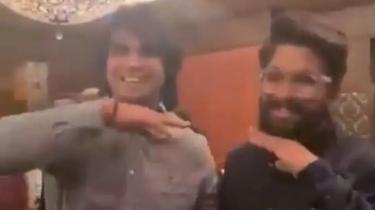 Neeraj Chopra ‘Jhukega Nahi’... Golden Boy does a ‘Pushpa’ with Allu Arjun; watch