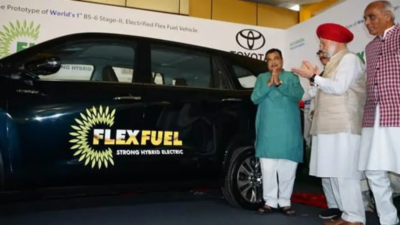 BS6 electrified flex fuel prototype vehicle