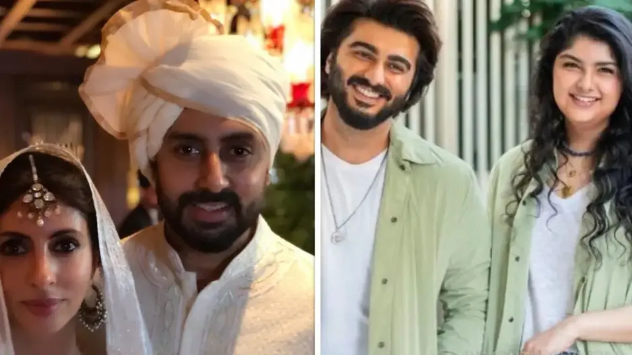 Shweta and Abhishek Bachchan, Arjun and Anshula Kapoor