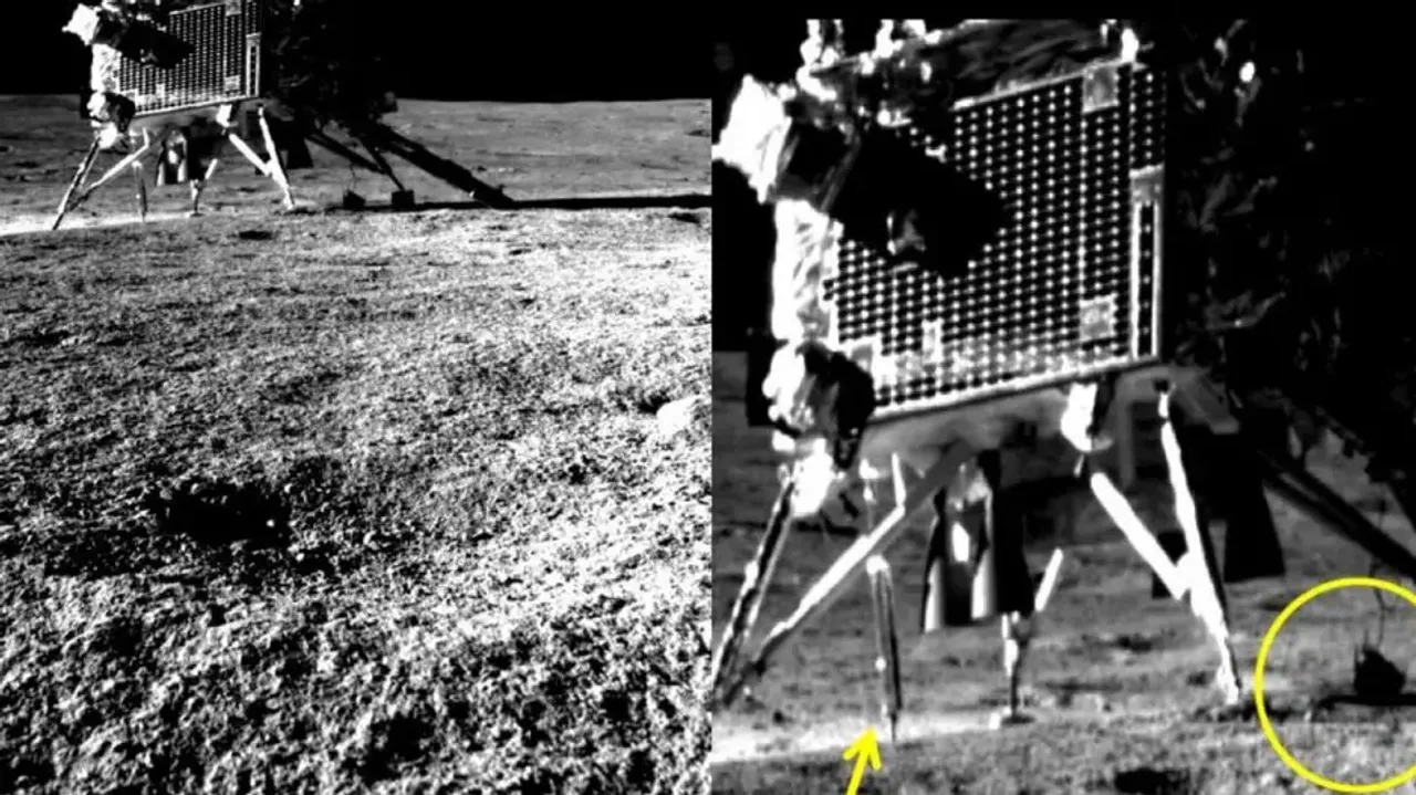 Pragyan rover clicks image of Vikram lander on Moon 