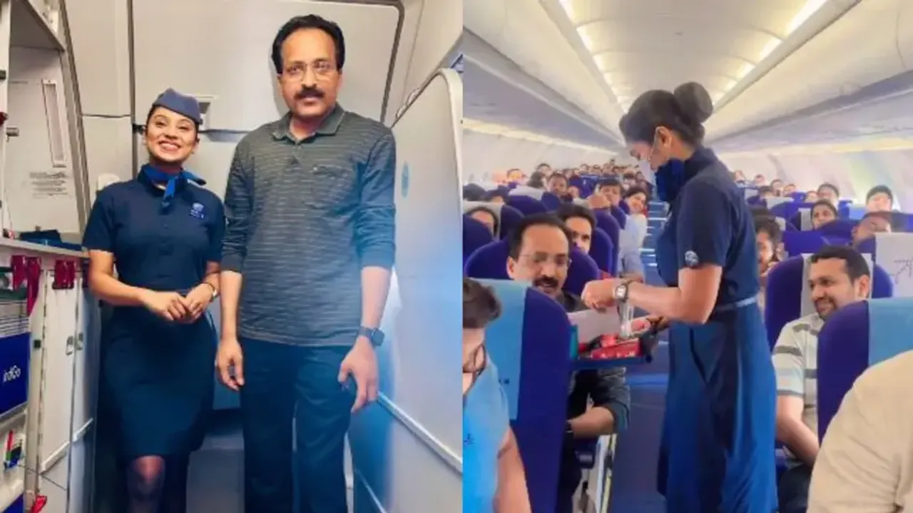 ISRO chief S Somanath receives warm welcome on IndiGo flight; watch