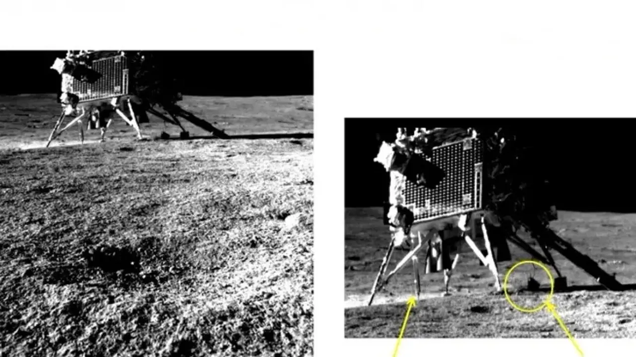 Moon lander, rover working well