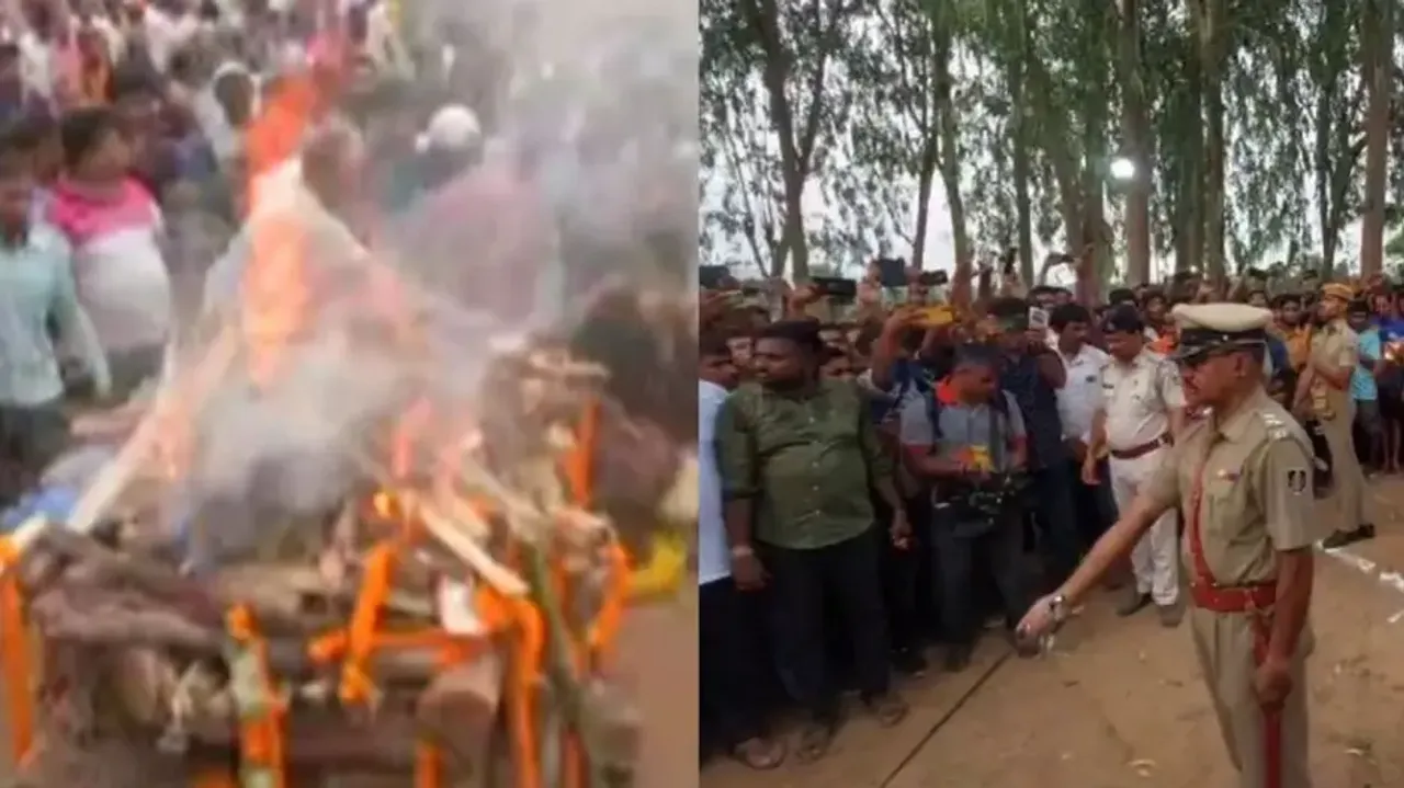 Mortal remains of Surjya Narayan Patro consigned to flames