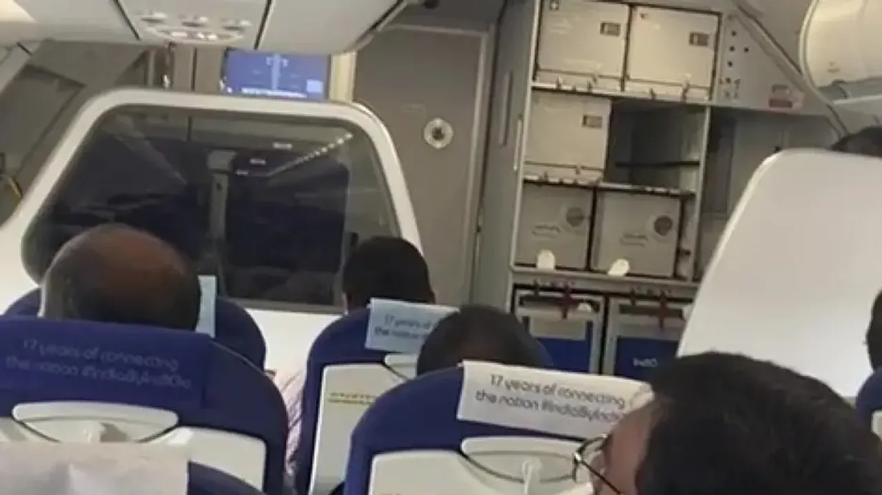 New Delhi-bound IndiGo flight at Bhubaneswar Airport