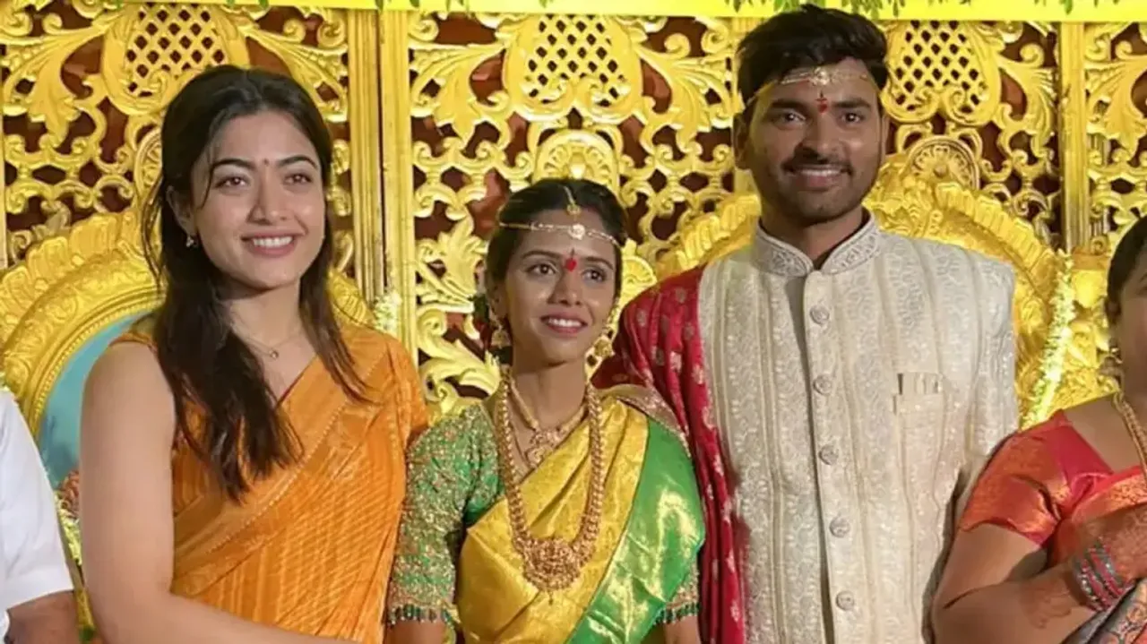 Rashmika Mandanna graces her assistant Sai’s wedding ceremony