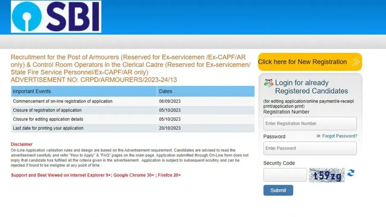 SBI Clerical Cadre Recruitment