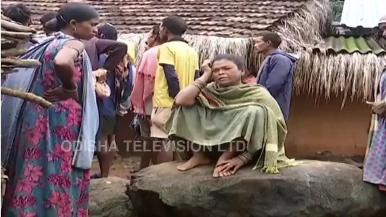 Crestfallen family members of the deceased