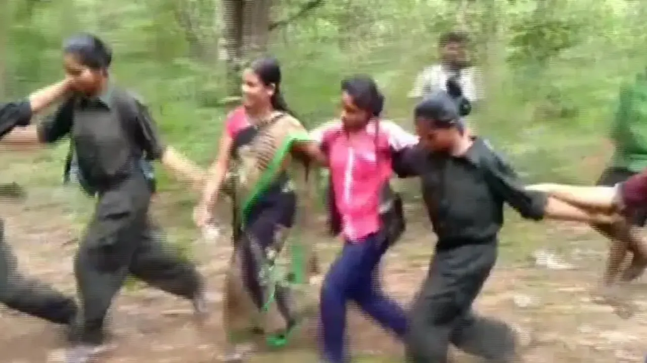 Maoists Dance In Jungle