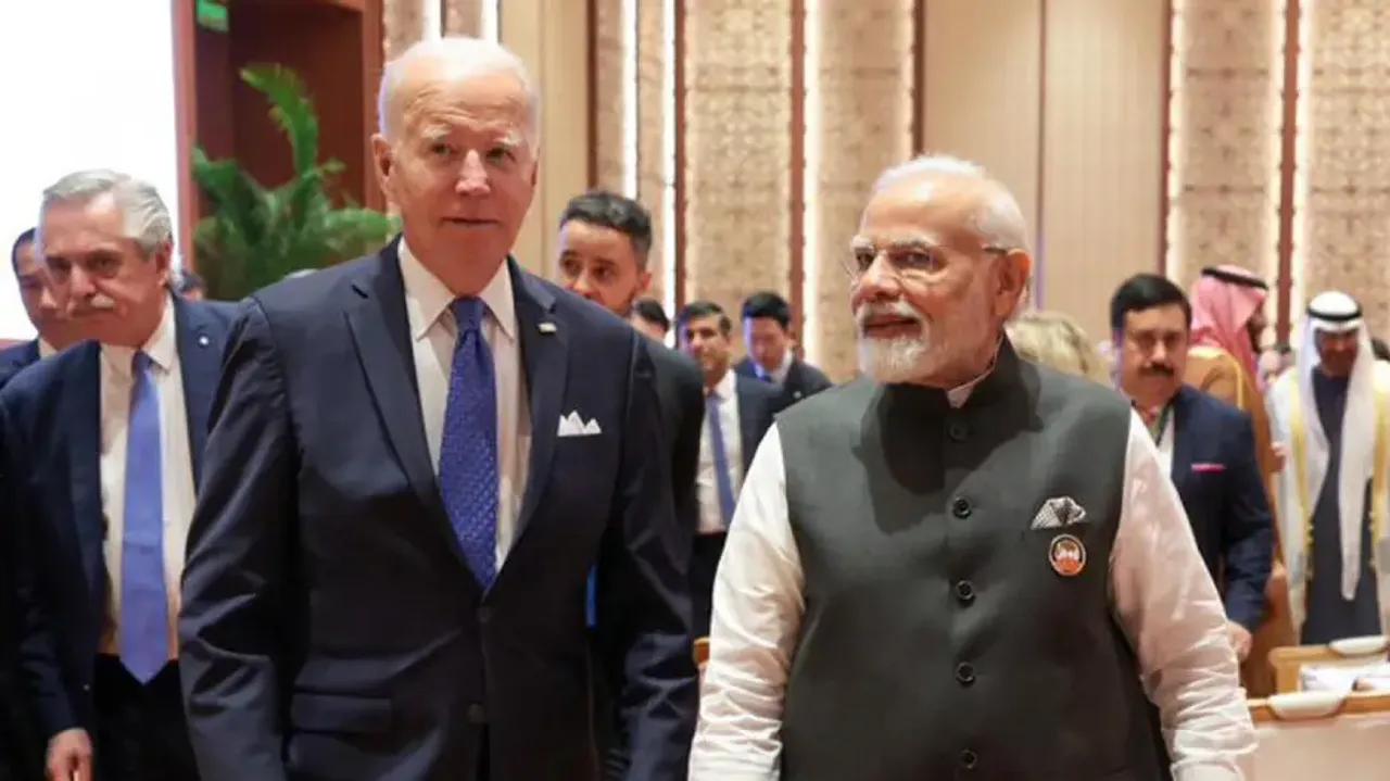 PM Modi with US President Joe Biden