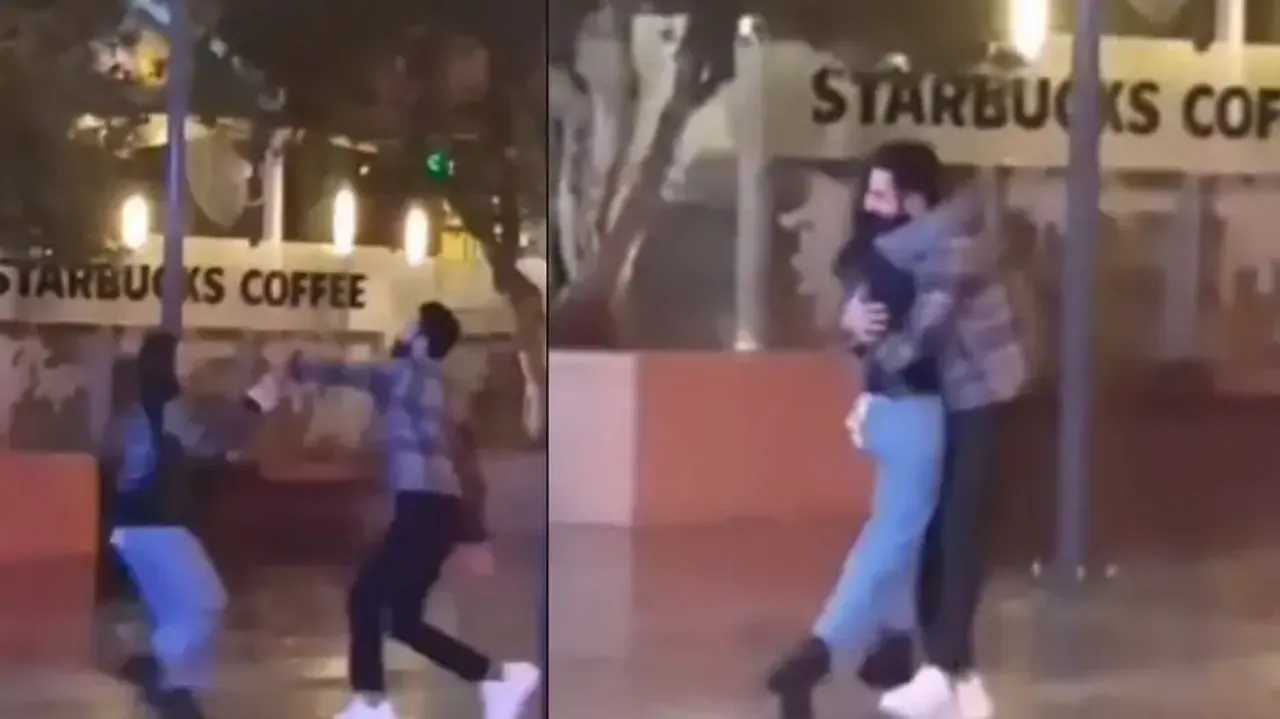 Romantic moment that every lovebird would crave for, watch